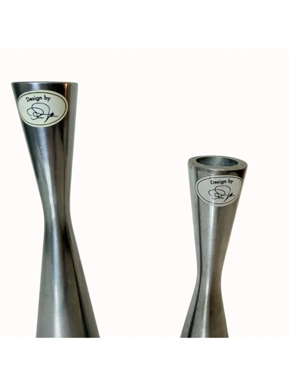 IKEA Gata Candlesticks Set Erika Pekkari Metal Taper Holders Scandinavian Modern
